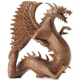 Статуэтка из бука "Дракон", вариант № 1